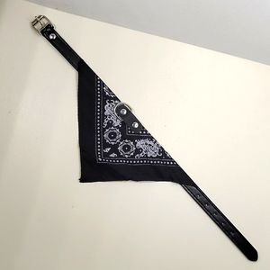 Dog puppy collar with bandana